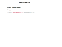 Tablet Screenshot of hamburger.com